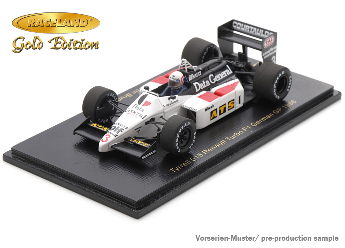 Tyrrell 015 Renault V6 Turbo F1 ATS GP Deutschland Hockenheim 1986