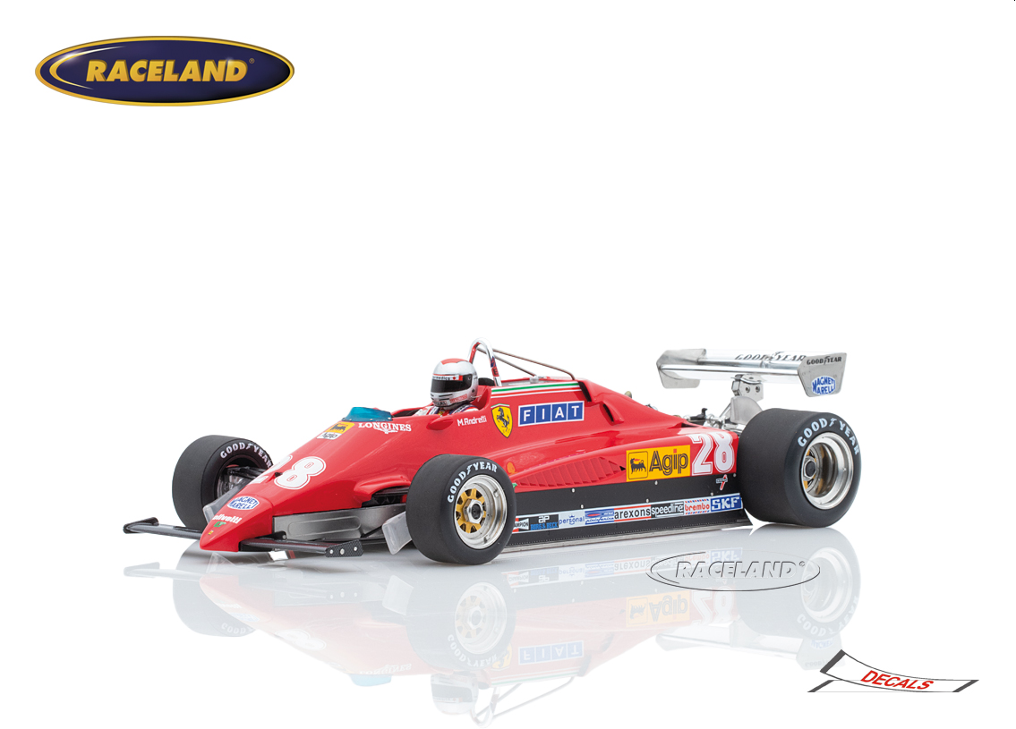 Ferrari 126C2 V6 Scuderia Ferrari F1 3° GP Italien Monza 1982